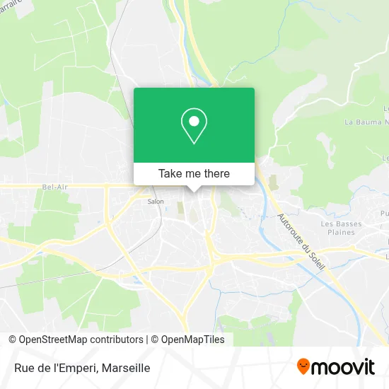 Mapa Rue de l'Emperi