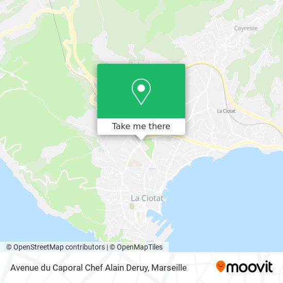 Avenue du Caporal Chef Alain Deruy map