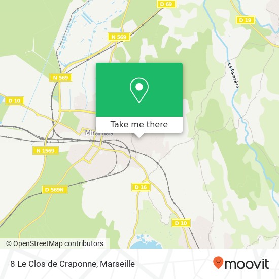 Mapa 8 Le Clos de Craponne