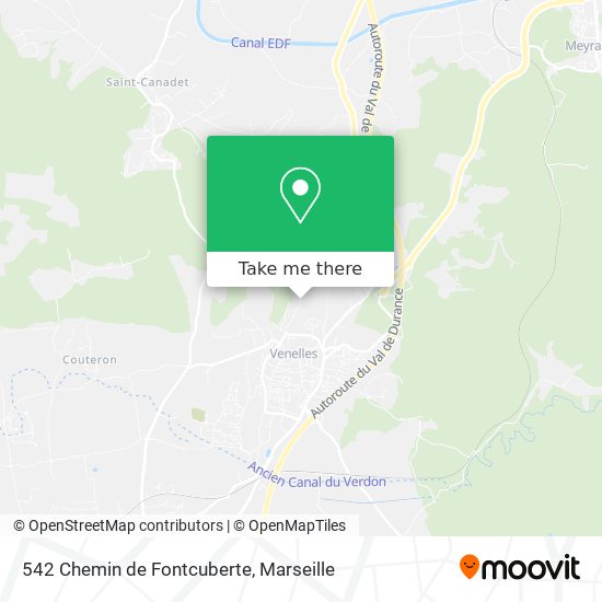 542 Chemin de Fontcuberte map