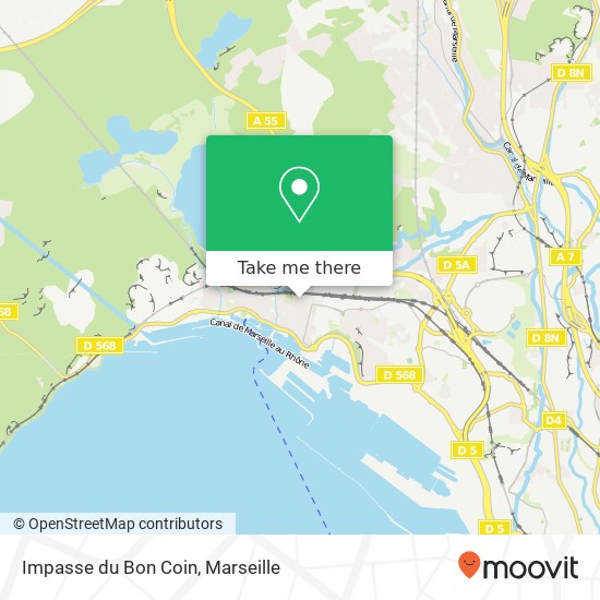 Impasse du Bon Coin map