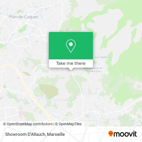 Showroom D’Allauch map
