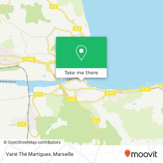 Varié Thé Martigues, 6 Place Gérard Tenque 13500 Martigues map