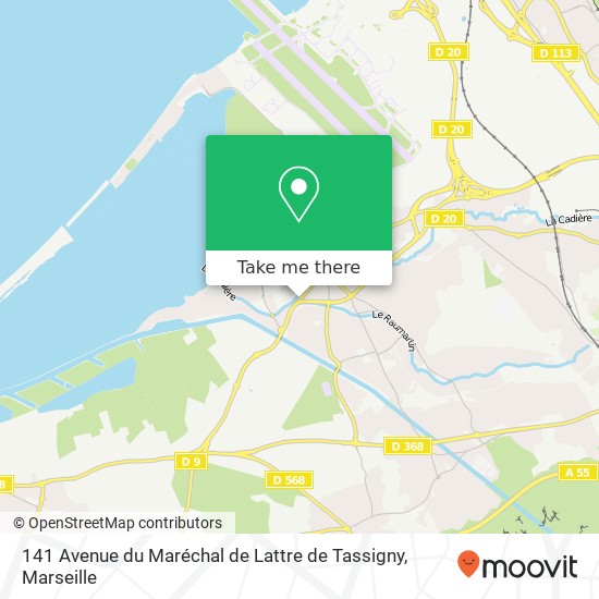 141 Avenue du Maréchal de Lattre de Tassigny map