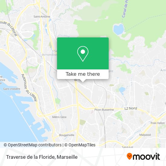 Traverse de la Floride map