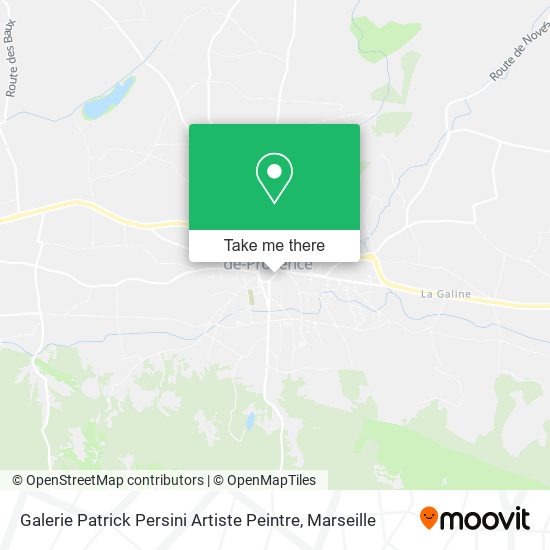 Galerie Patrick Persini Artiste Peintre map