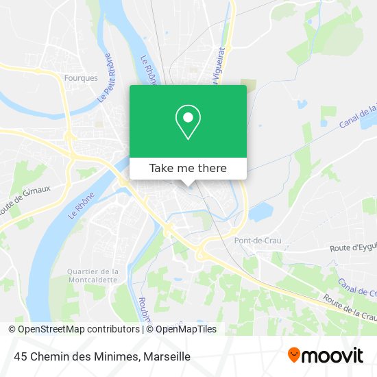 Mapa 45 Chemin des Minimes