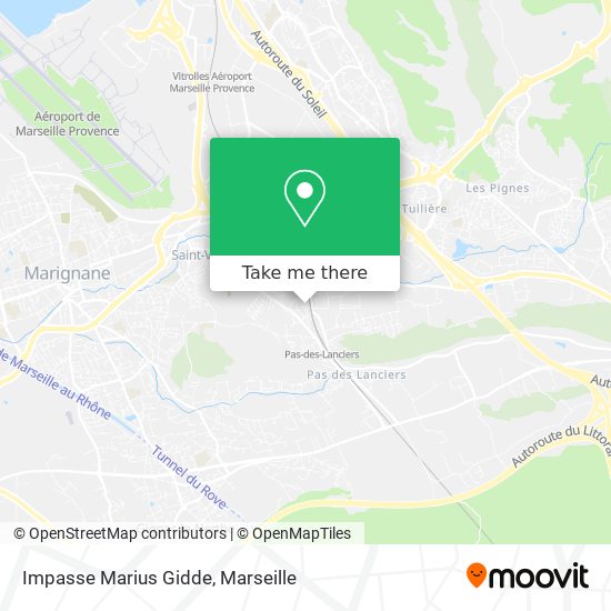 Mapa Impasse Marius Gidde