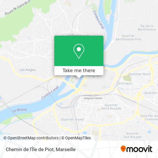 Chemin de l'Île de Piot map
