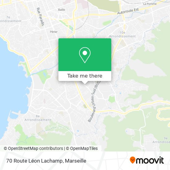 70 Route Léon Lachamp map
