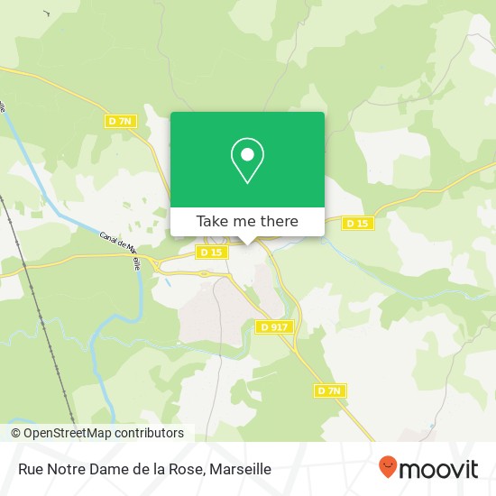 Rue Notre Dame de la Rose map
