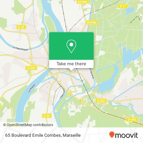 65 Boulevard Emile Combes map