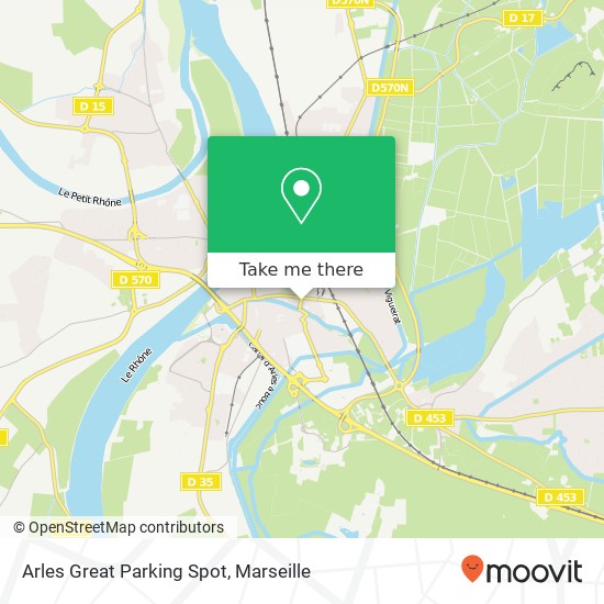 Arles Great Parking Spot map