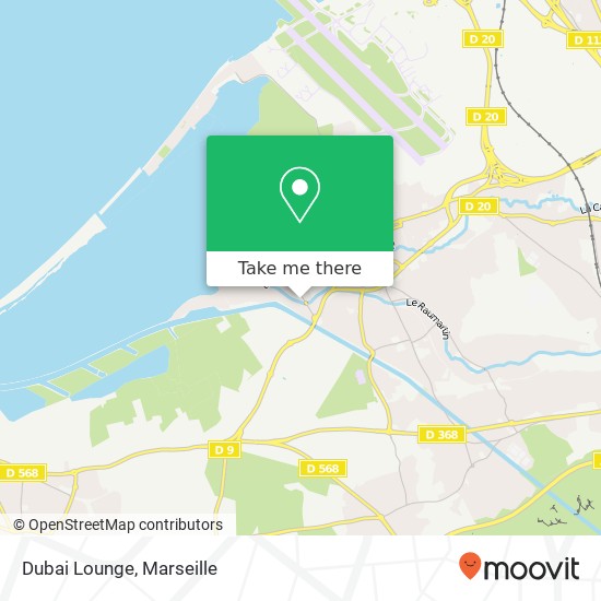 Dubai Lounge map