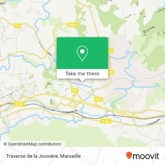 Traverse de la Jouvière map