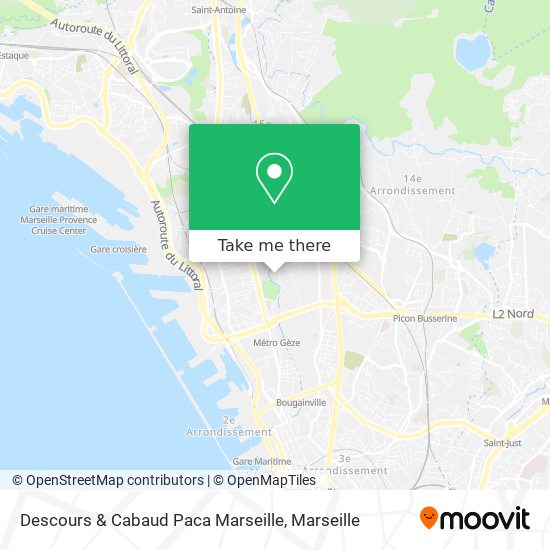 Mapa Descours & Cabaud Paca Marseille