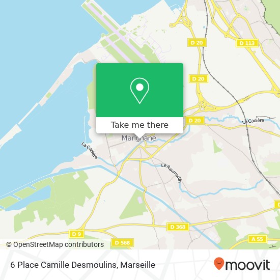 Mapa 6 Place Camille Desmoulins