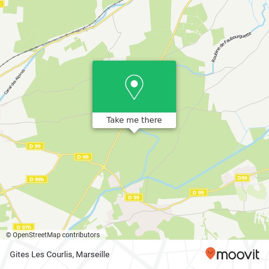 Gites Les Courlis map