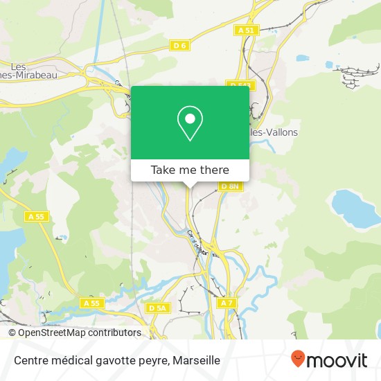 Mapa Centre médical gavotte peyre