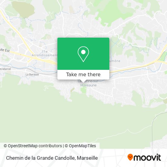 Chemin de la Grande Candolle map