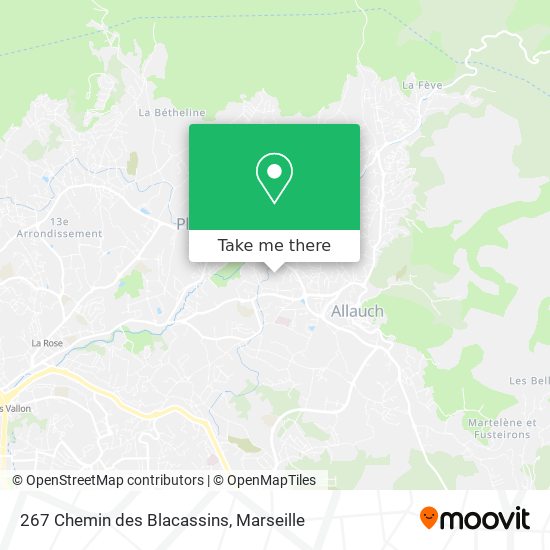 267 Chemin des Blacassins map