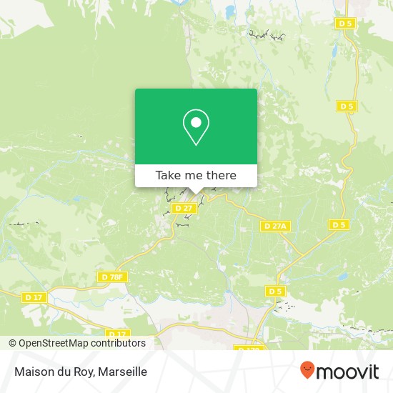 Mapa Maison du Roy