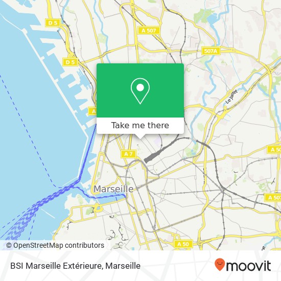 BSI Marseille Extérieure map