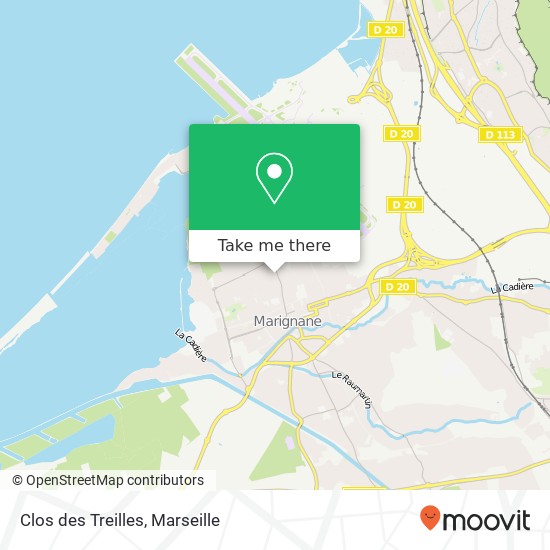 Mapa Clos des Treilles