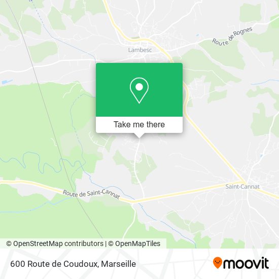 600 Route de Coudoux map