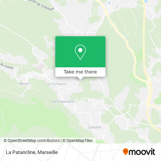 La Patancline map
