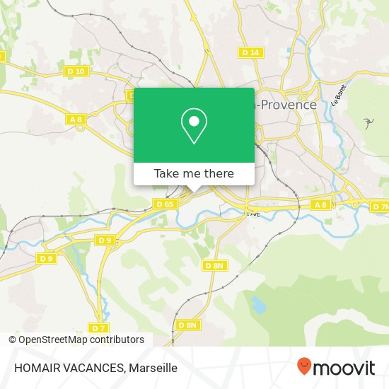 Mapa HOMAIR VACANCES