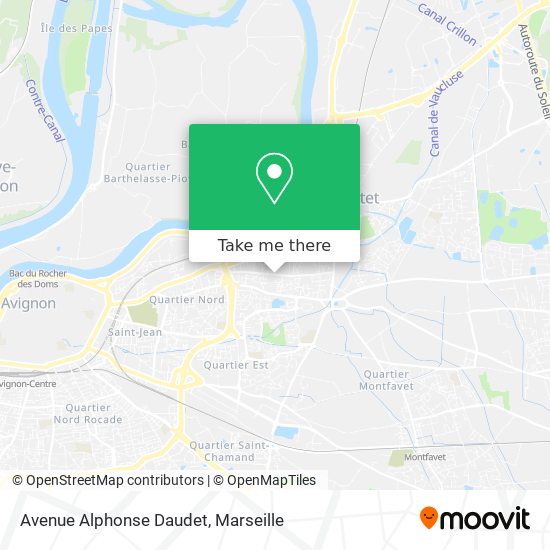 Avenue Alphonse Daudet map