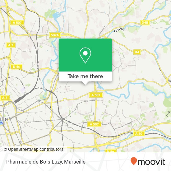 Pharmacie de Bois Luzy map