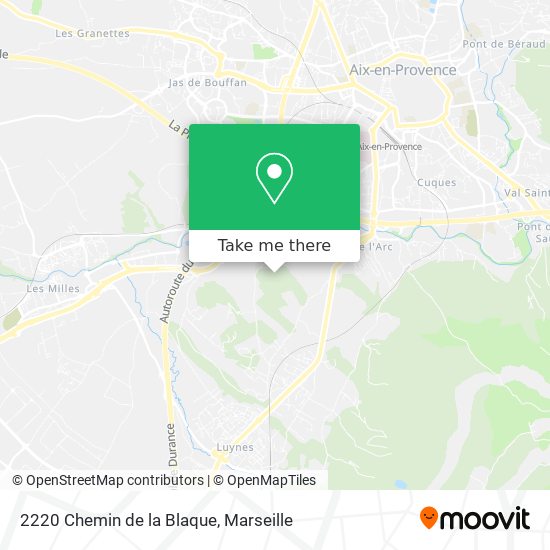 2220 Chemin de la Blaque map