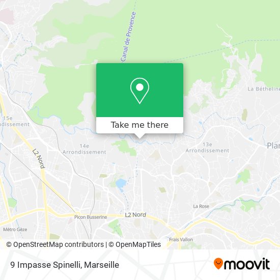 9 Impasse Spinelli map