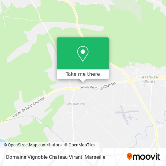 Domaine Vignoble Chateau Virant map