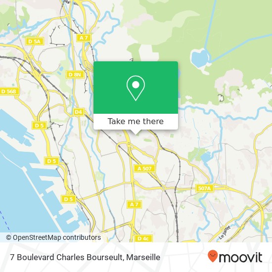 Mapa 7 Boulevard Charles Bourseult