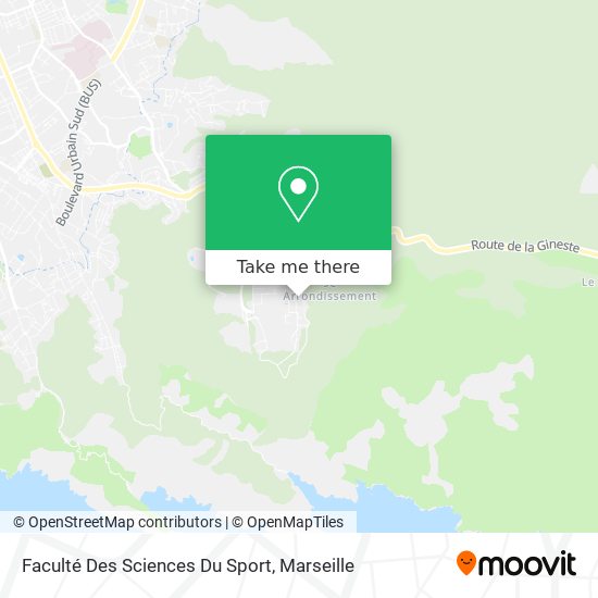 Faculté Des Sciences Du Sport map