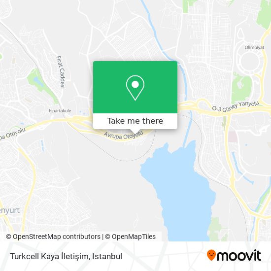 Turkcell Kaya İletişim map
