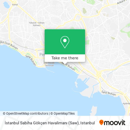 İstanbul Sabiha Gökçen Havalimanı (Saw) map