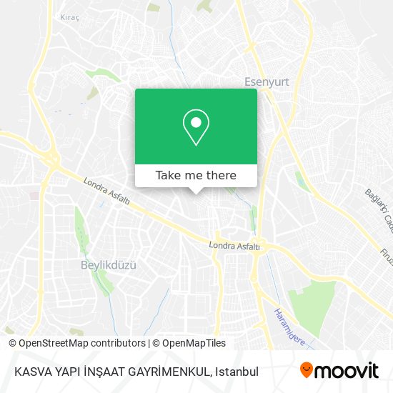 KASVA YAPI İNŞAAT GAYRİMENKUL map