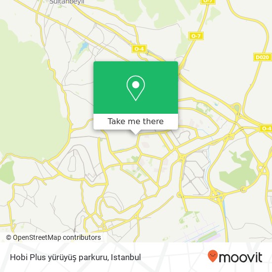 Hobi Plus yürüyüş parkuru map