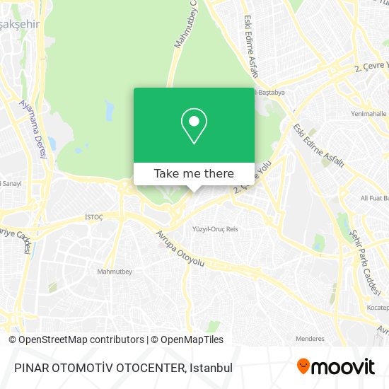 PINAR OTOMOTİV OTOCENTER map