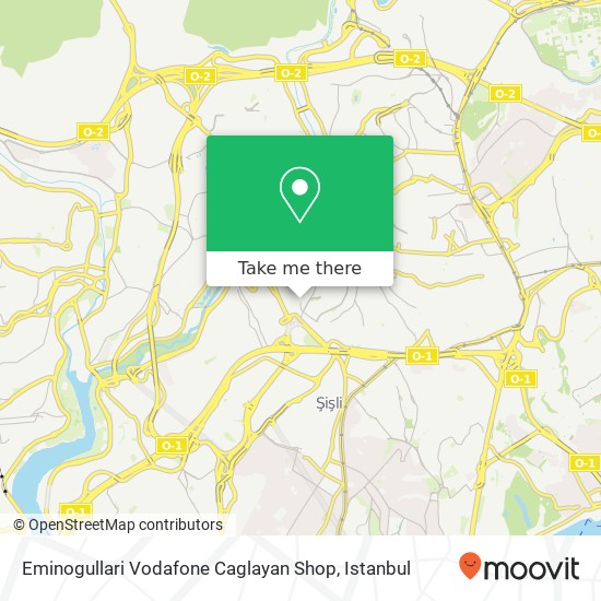 Eminogullari Vodafone Caglayan Shop map