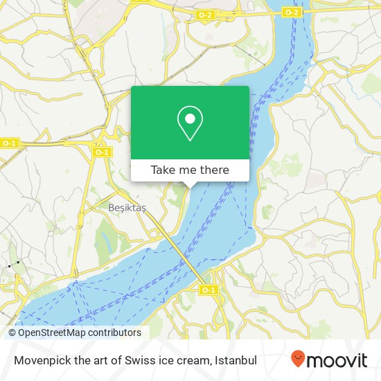 Movenpick the art of Swiss ice cream map