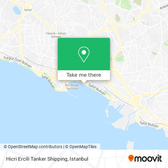 Hicri Ercili Tanker Shipping map