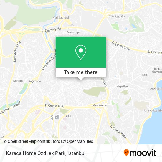 Karaca Home Özdilek Park map