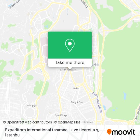 Expeditors international taşımacılık ve ticaret a.ş map