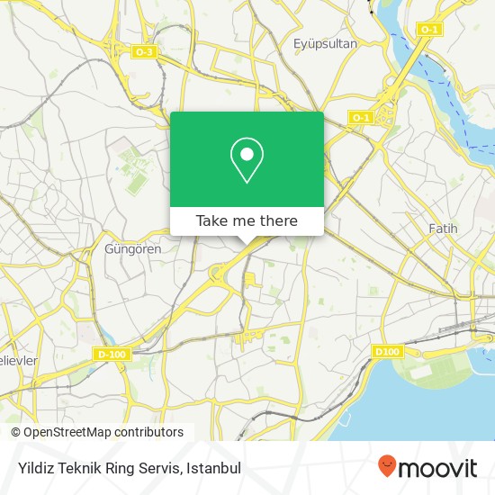 Yildiz Teknik Ring Servis map