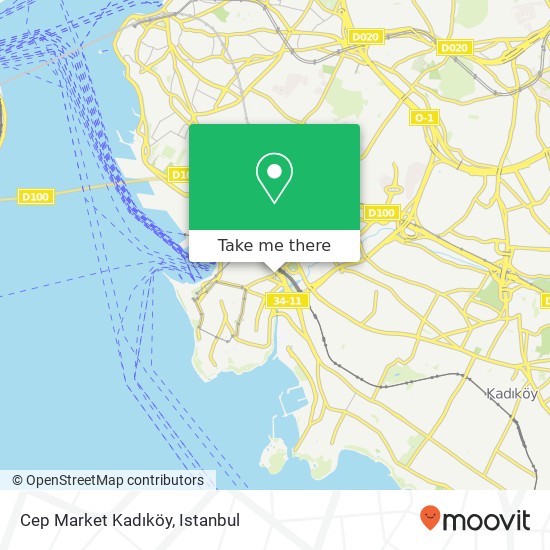 Cep Market Kadıköy map